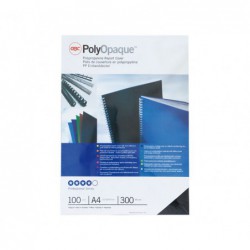 CAJA 100 CUBIERTAS GBC POLYCOVERS 300 MICRAS